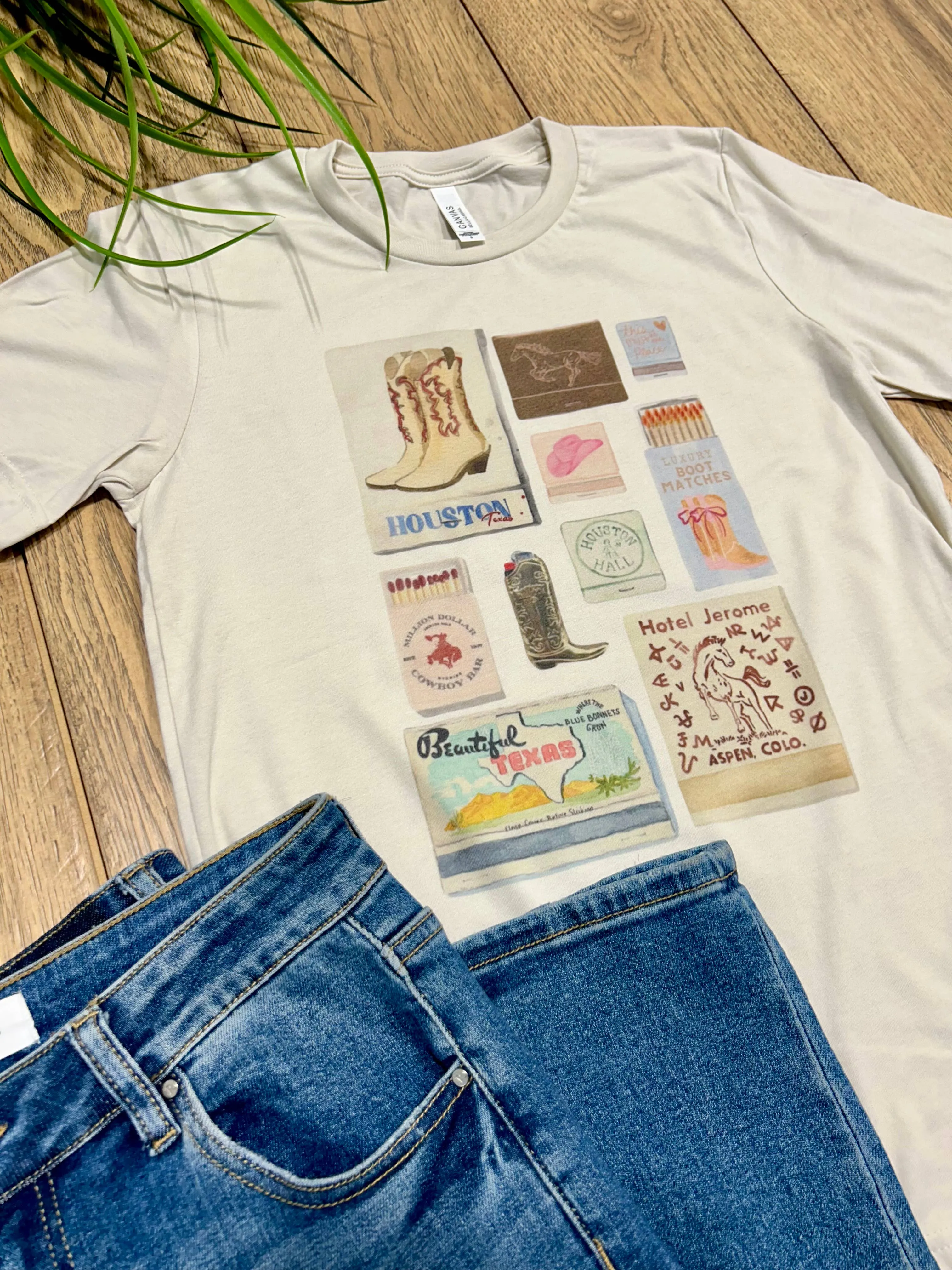 A Match Box Made in Texas Graphic Tee