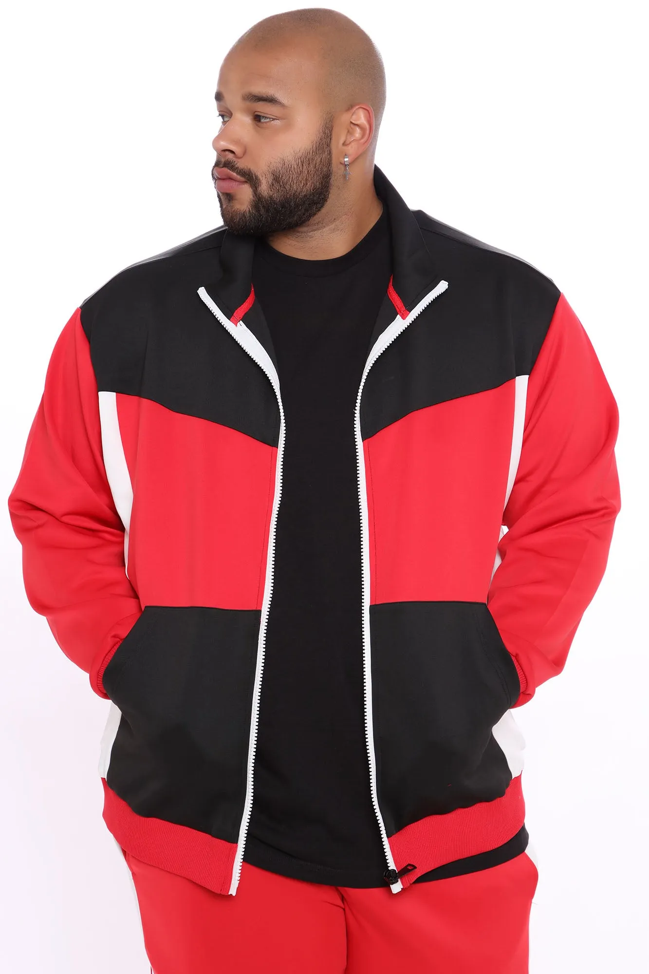 Arlo Track Jacket - Red/Combo