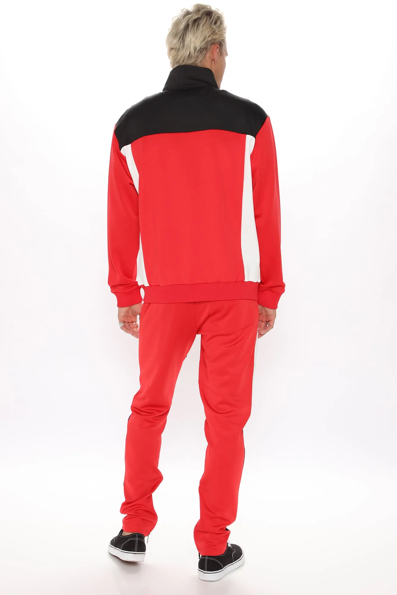 Arlo Track Jacket - Red/Combo