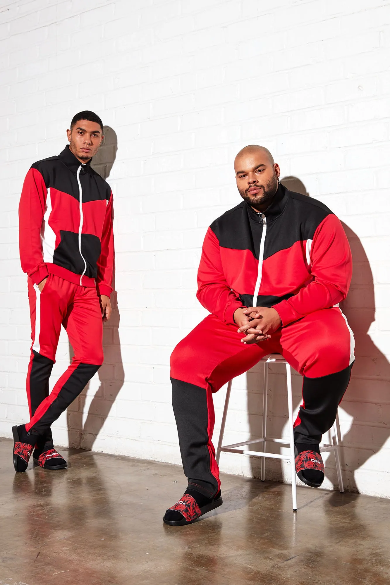 Arlo Track Jacket - Red/Combo