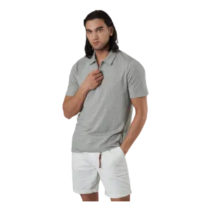 Asher Ss Polo Grey