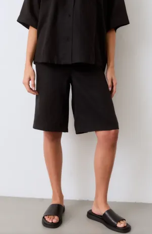 Black Drawstring Shorts
