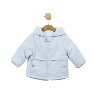Boys Blue Lightweight Hooded Coat