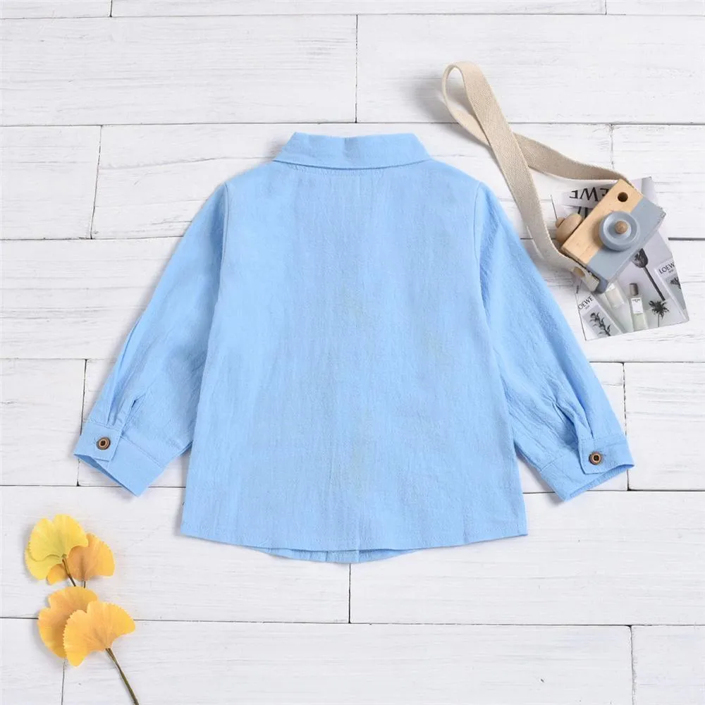 Boys Long Sleeve Cartoon Engineering Vehicle Shirts Baby Boy Boutique Wholesale