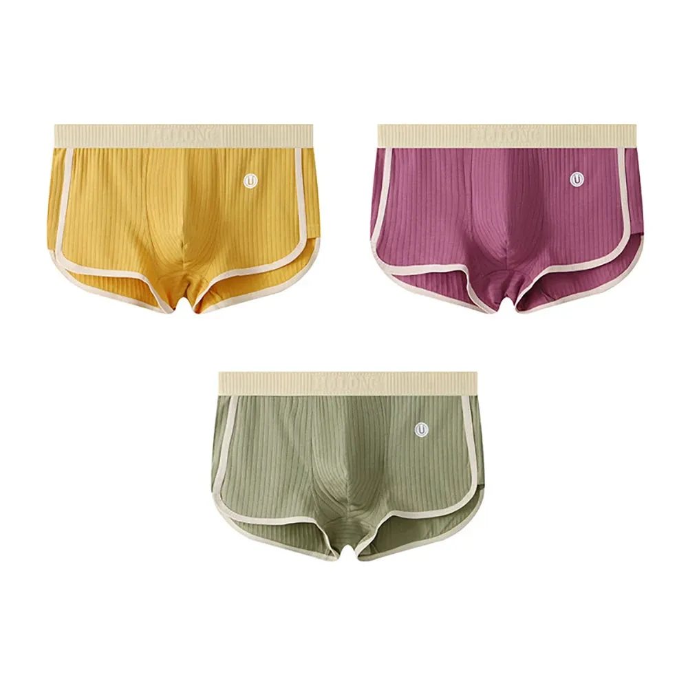 Breathable Mesh U Crotch Boxer Set
