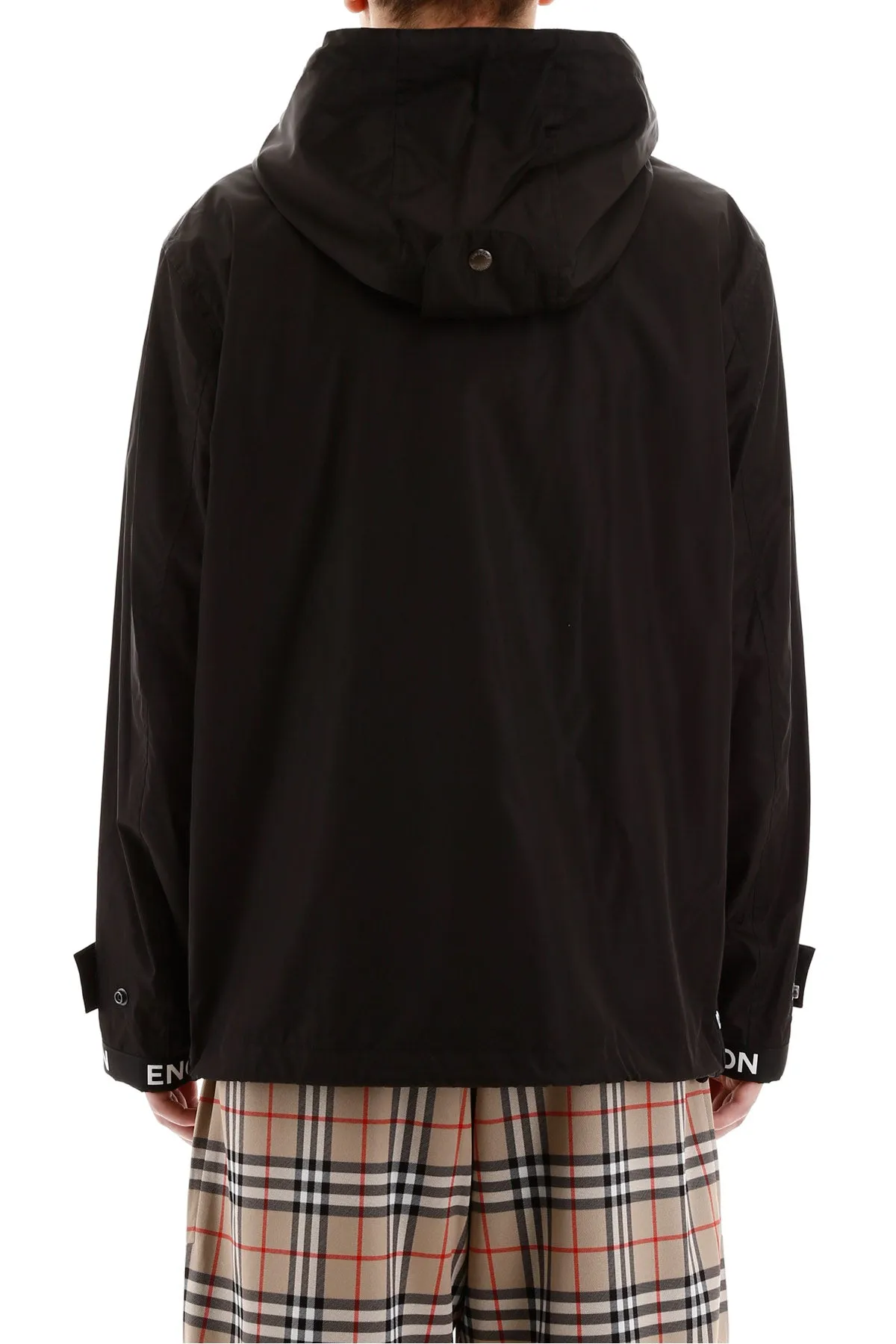 Burberry Logo Lightweight Hooded Jacket