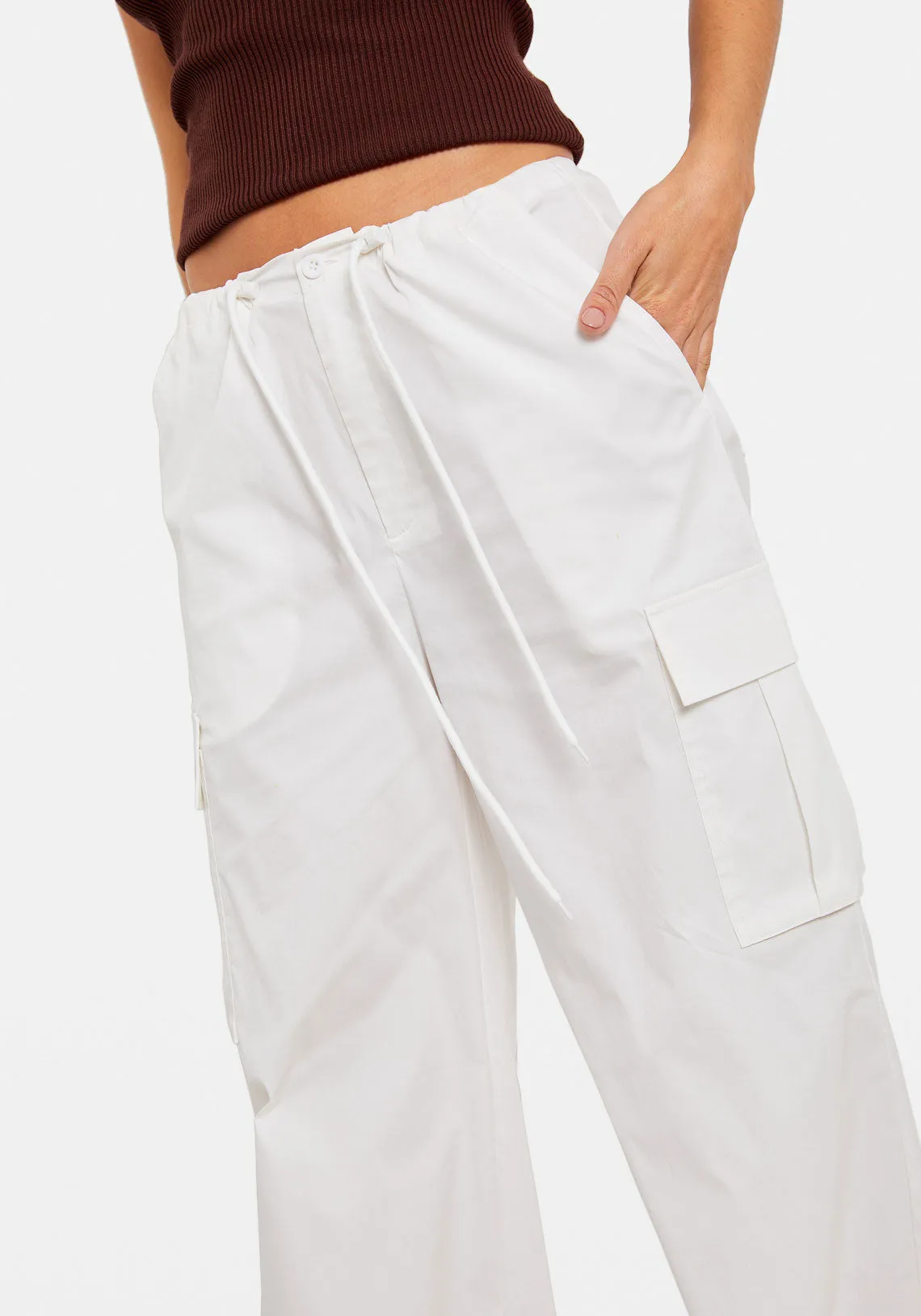 CARGO PANT WHITE