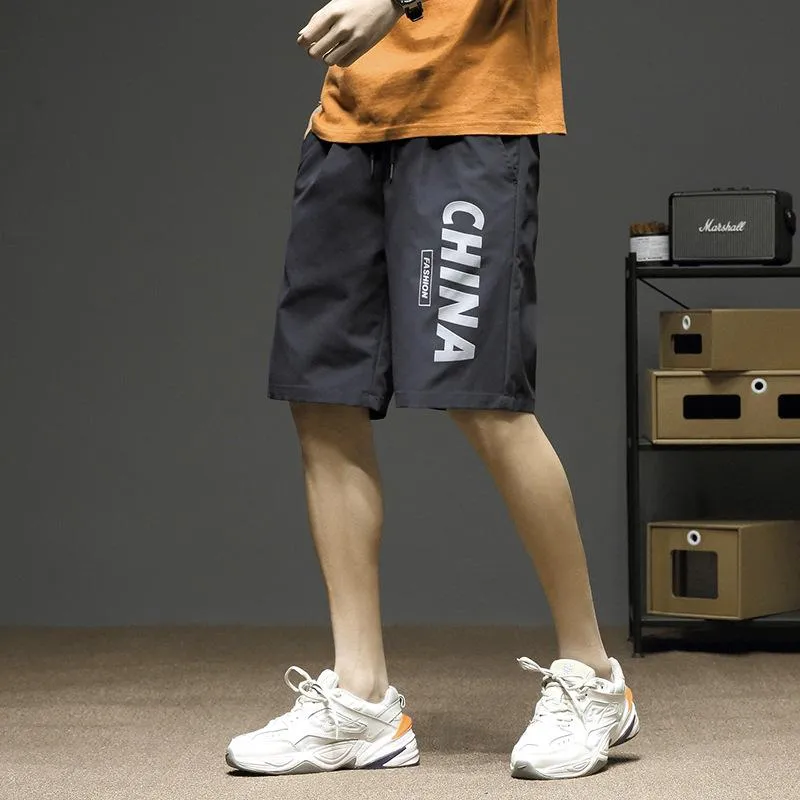 Cargo Shorts Men Summer Loose Casual knee length Korean Breathable Pants Sport Jogging Shorts