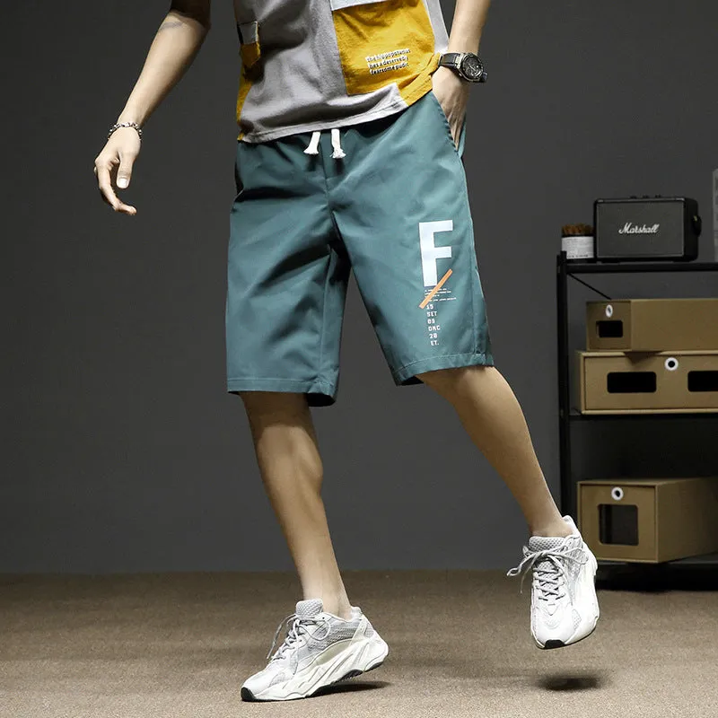 Cargo Shorts Men Summer Loose Casual knee length Korean Breathable Pants Sport Jogging Shorts