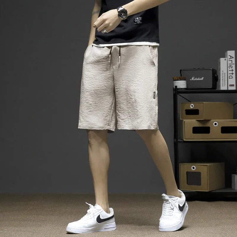 Cargo Shorts Men Summer Loose Casual knee length Korean Breathable Pants Sport Jogging Shorts