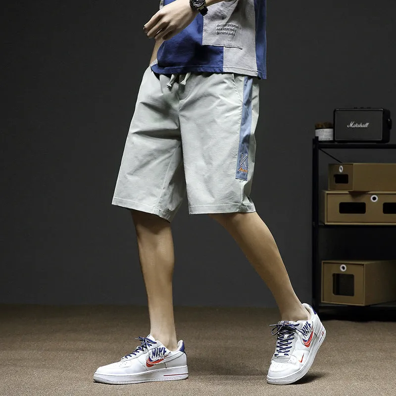 Cargo Shorts Men Summer Loose Casual knee length Korean Breathable Pants Sport Jogging Shorts