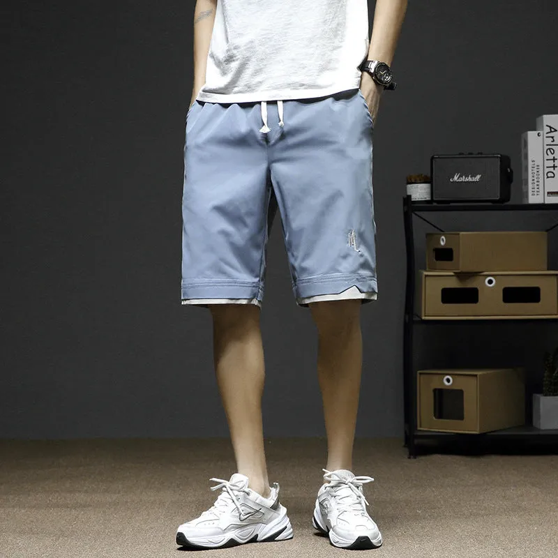 Cargo Shorts Men Summer Loose Casual knee length Korean Breathable Pants Sport Jogging Shorts
