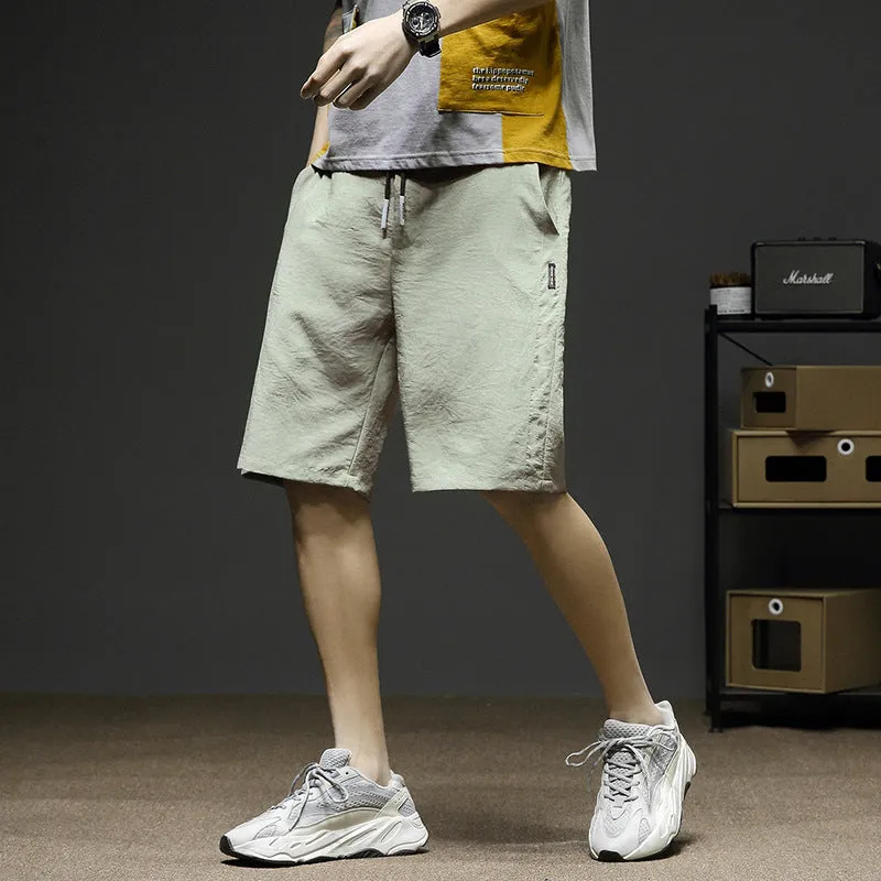 Cargo Shorts Men Summer Loose Casual knee length Korean Breathable Pants Sport Jogging Shorts