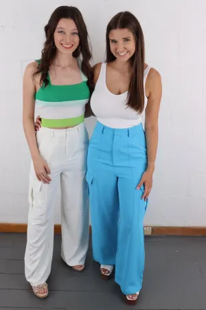 Cargo Wide Leg Pants