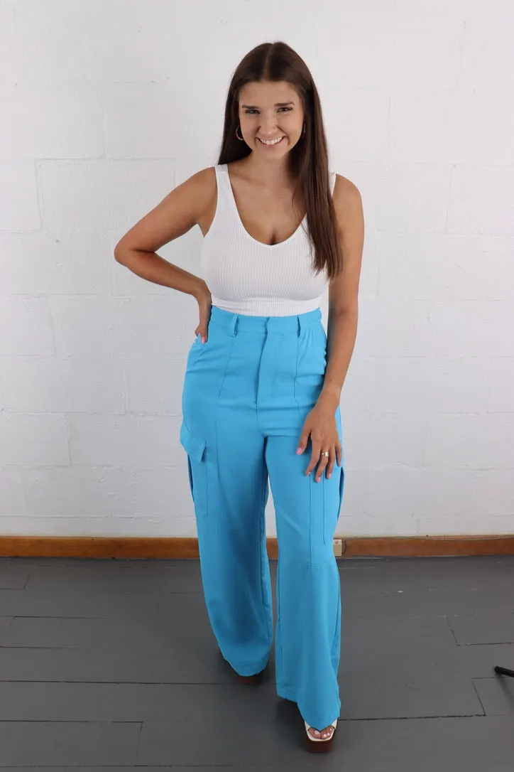 Cargo Wide Leg Pants