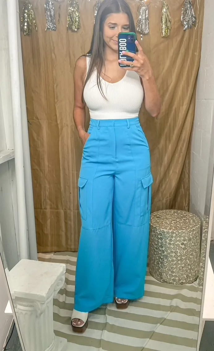 Cargo Wide Leg Pants
