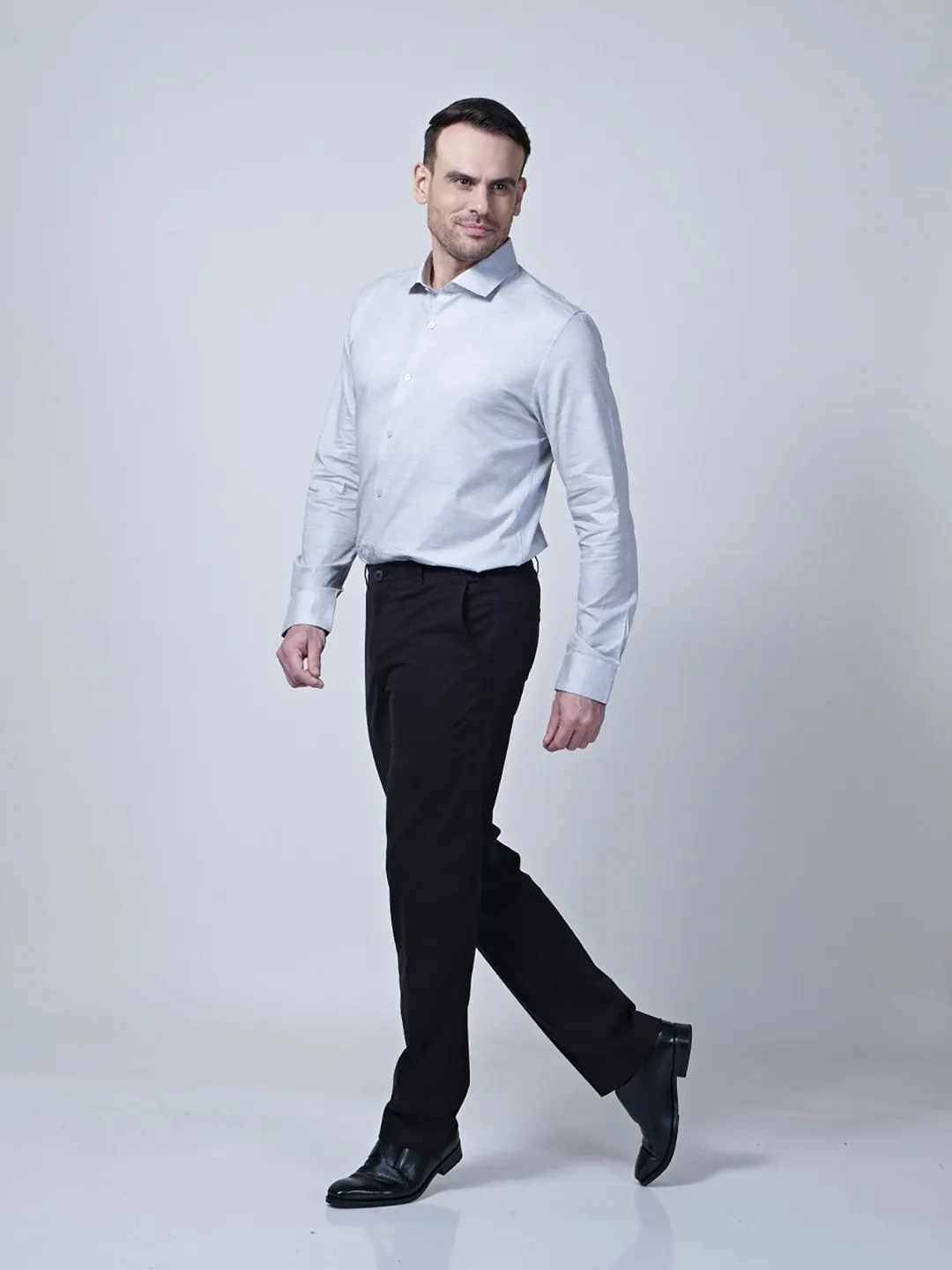 Chinos With Welt Pocket With Top Stitch Detailing
