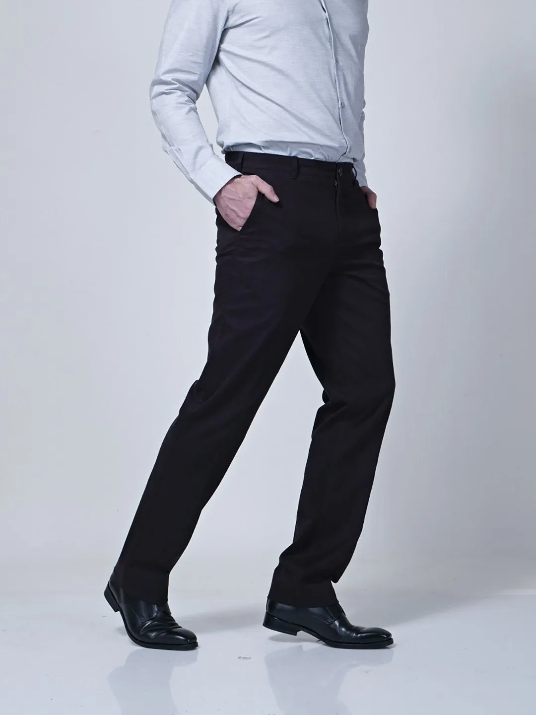 Chinos With Welt Pocket With Top Stitch Detailing