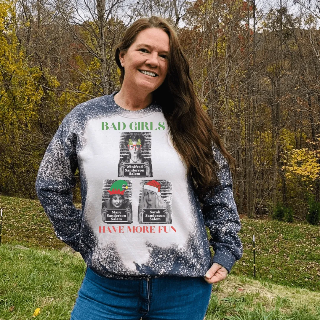 Christmas Bad Girls Hocus Pocus Sweatshirt