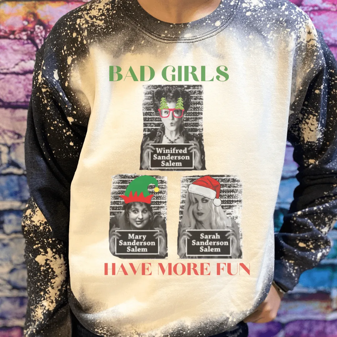 Christmas Bad Girls Hocus Pocus Sweatshirt
