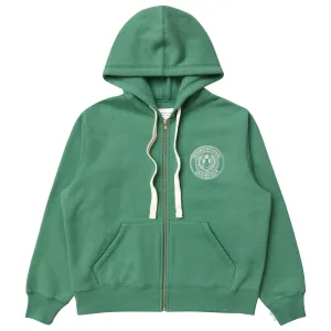 Country Club Fleece Zip Hoodie Green - Unisex