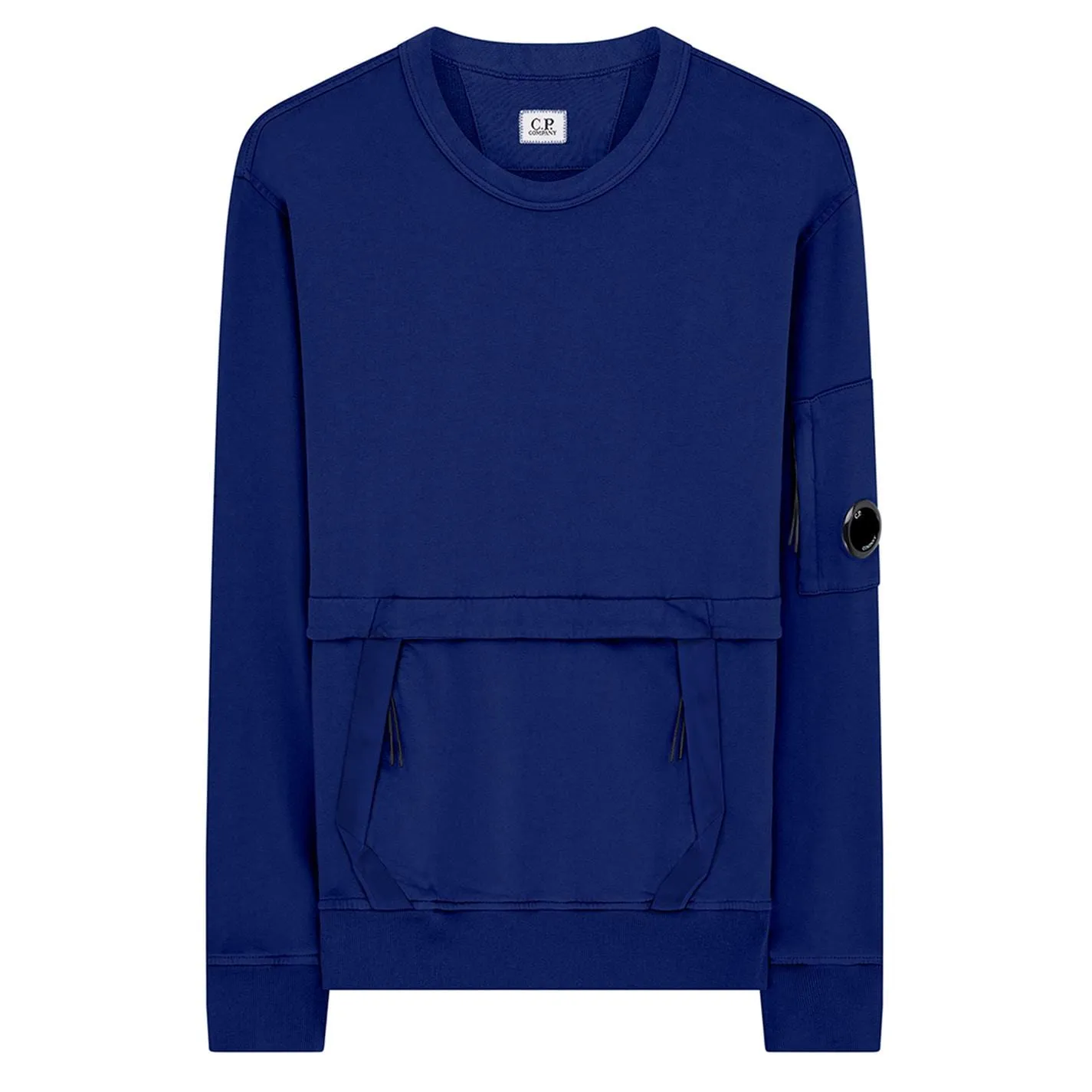 CP Company Lens Tape Zip Crew Sweater