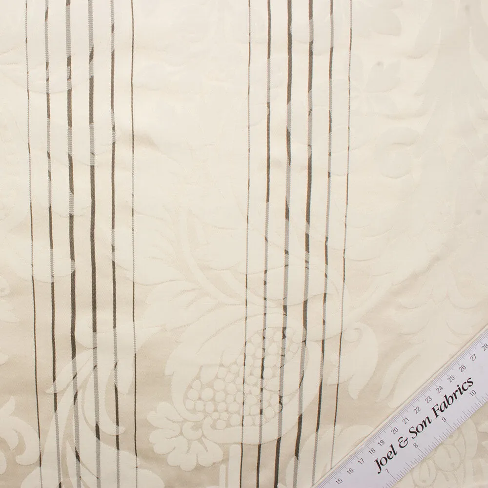 Cream Cotton Blend Jacquard