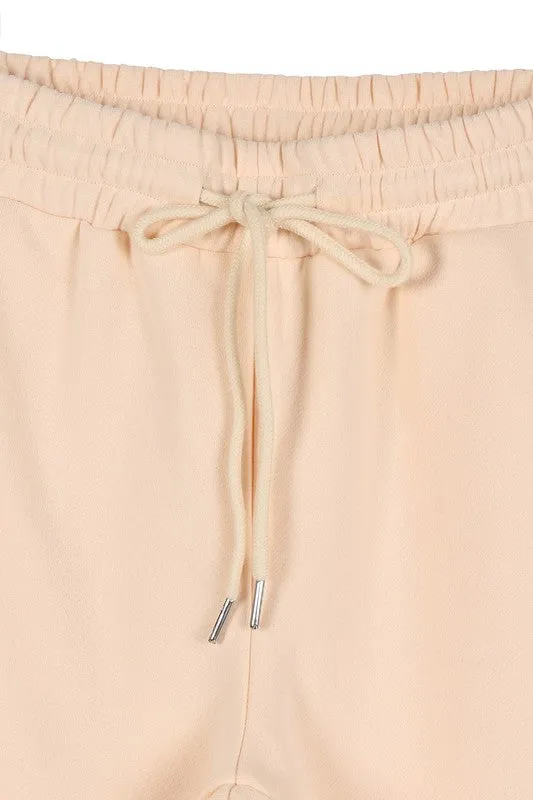 Cream sweat jogger pant (Online Only)
