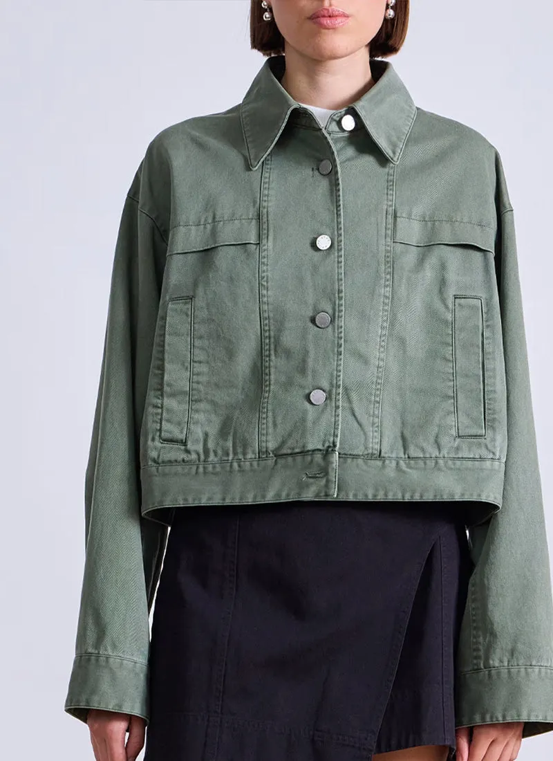 Cropped Trapeze Jacket