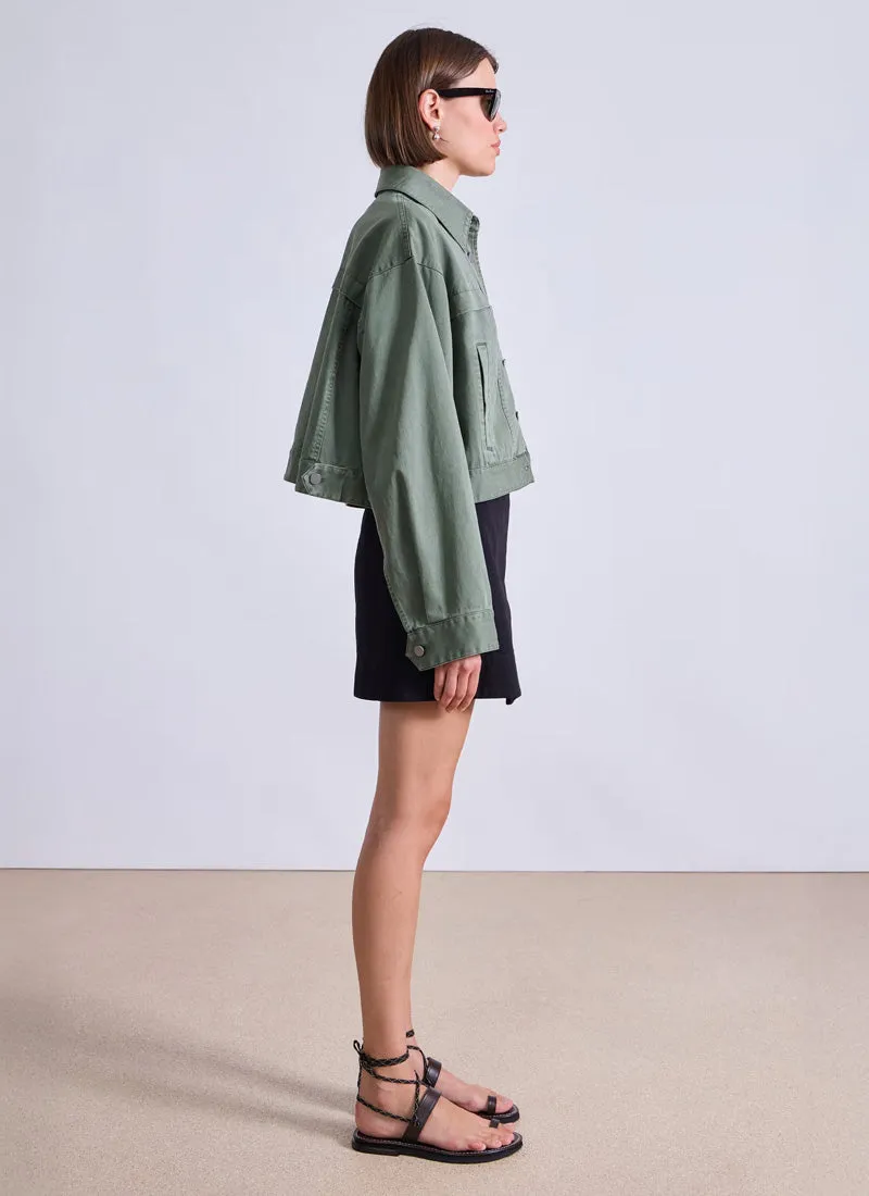 Cropped Trapeze Jacket