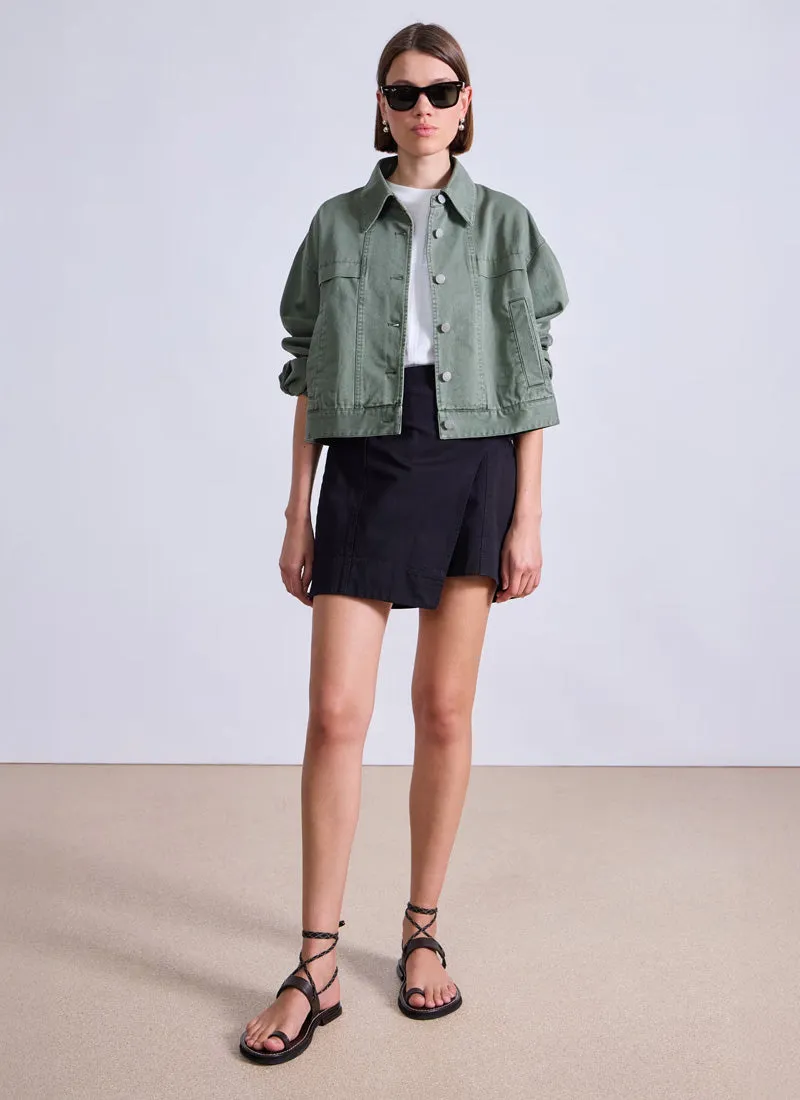 Cropped Trapeze Jacket