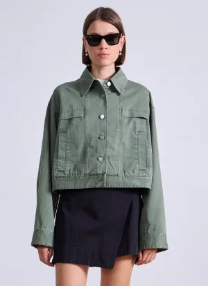 Cropped Trapeze Jacket