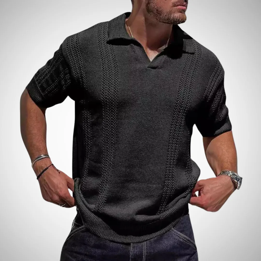 Deather Knit Polo