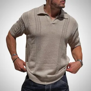Deather Knit Polo