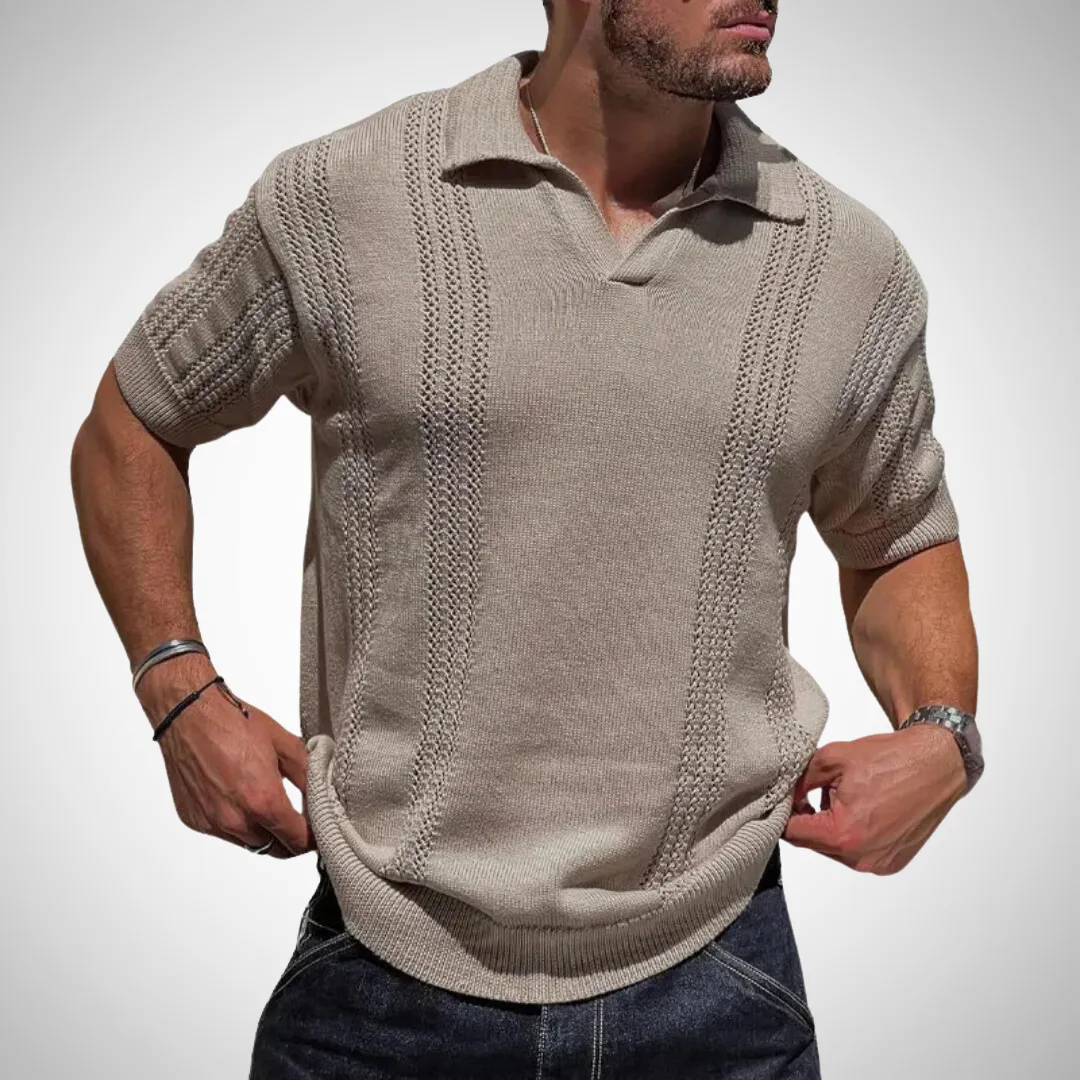 Deather Knit Polo