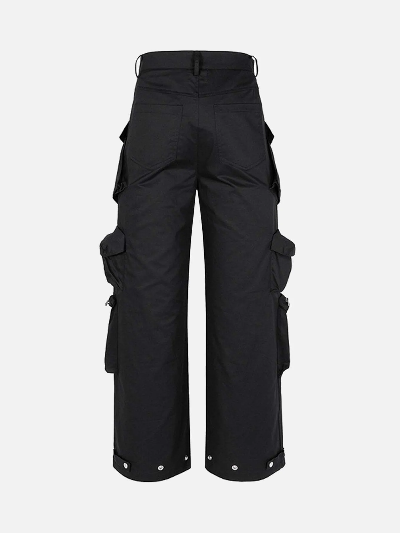 Disguisen Multi-Pocket Functional Casual Workwear Wide Leg Pants