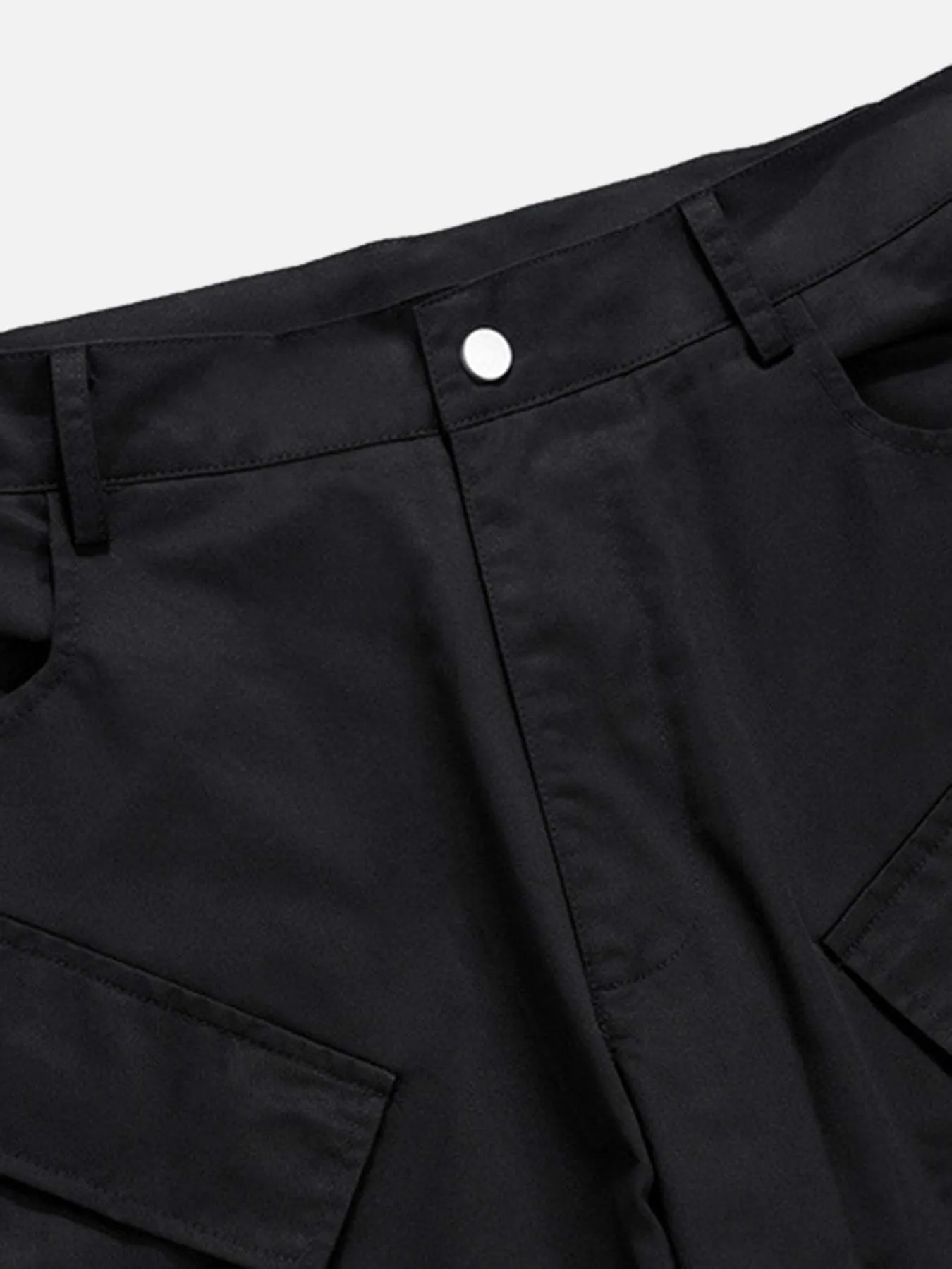 Disguisen Multi-Pocket Functional Casual Workwear Wide Leg Pants