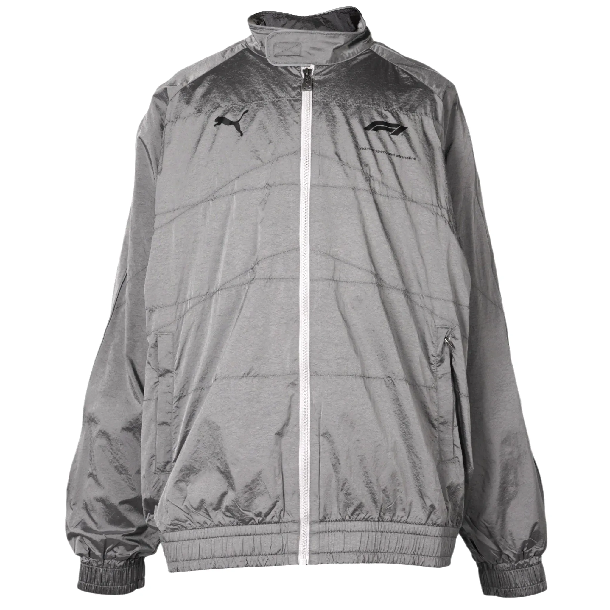 F1 T7 OVERSIZED TRACK JACKET / 11:TEAM SILVER