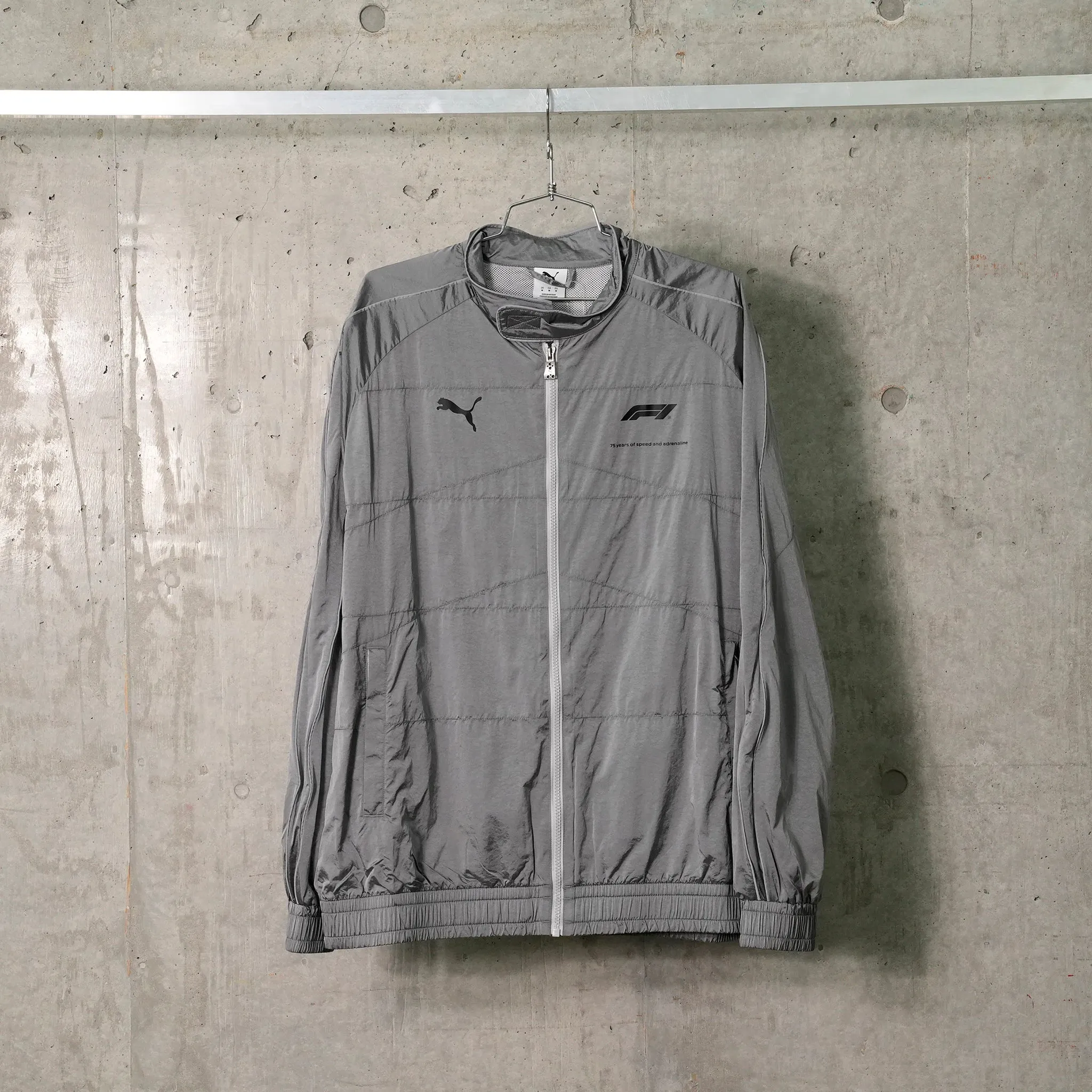 F1 T7 OVERSIZED TRACK JACKET / 11:TEAM SILVER