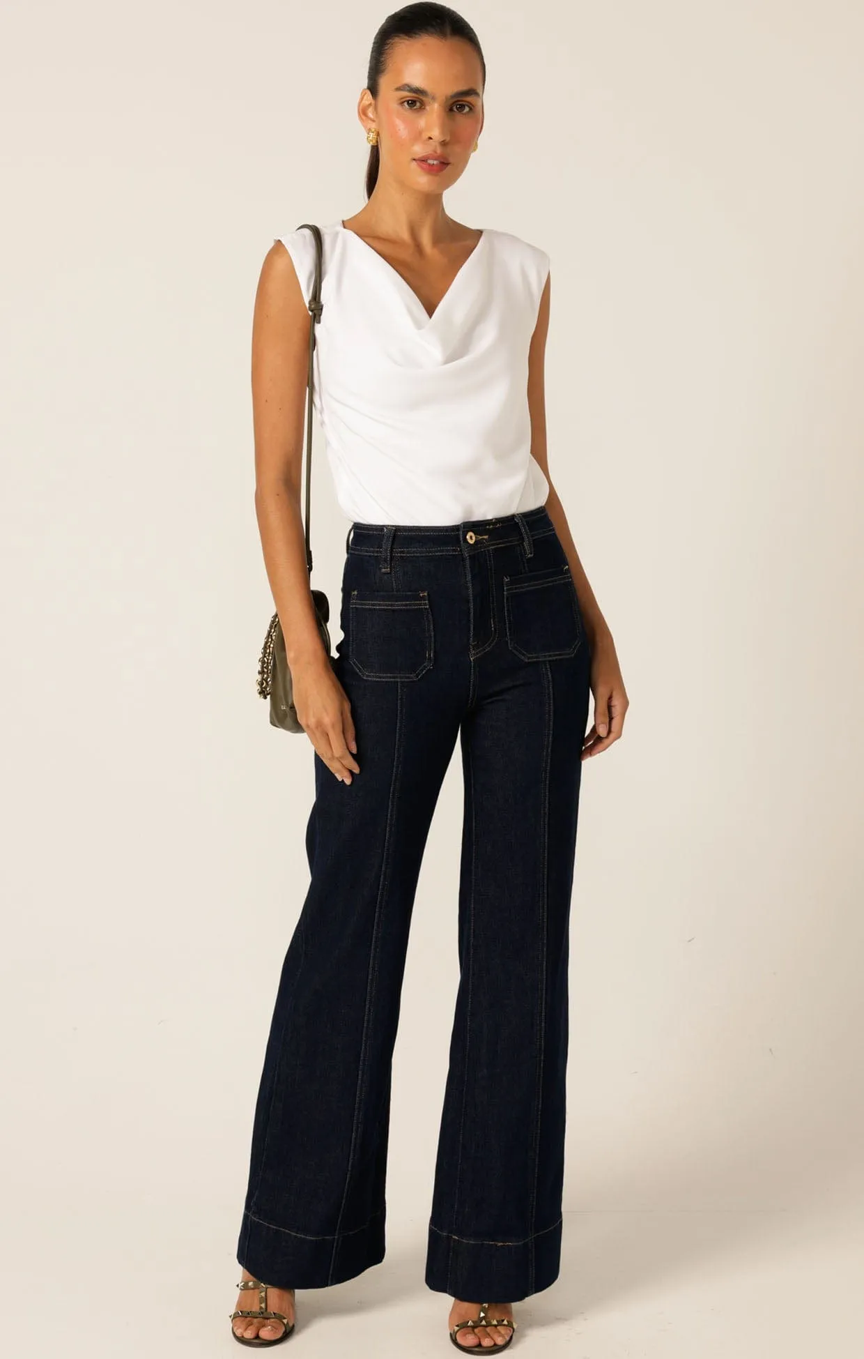 FARRAH WIDE LEG JEAN