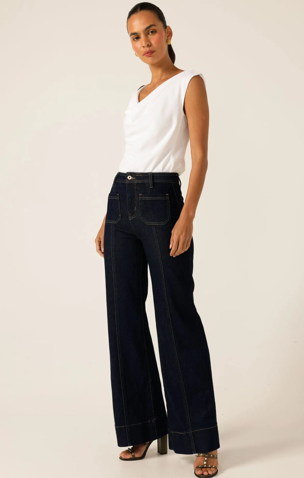 FARRAH WIDE LEG JEAN