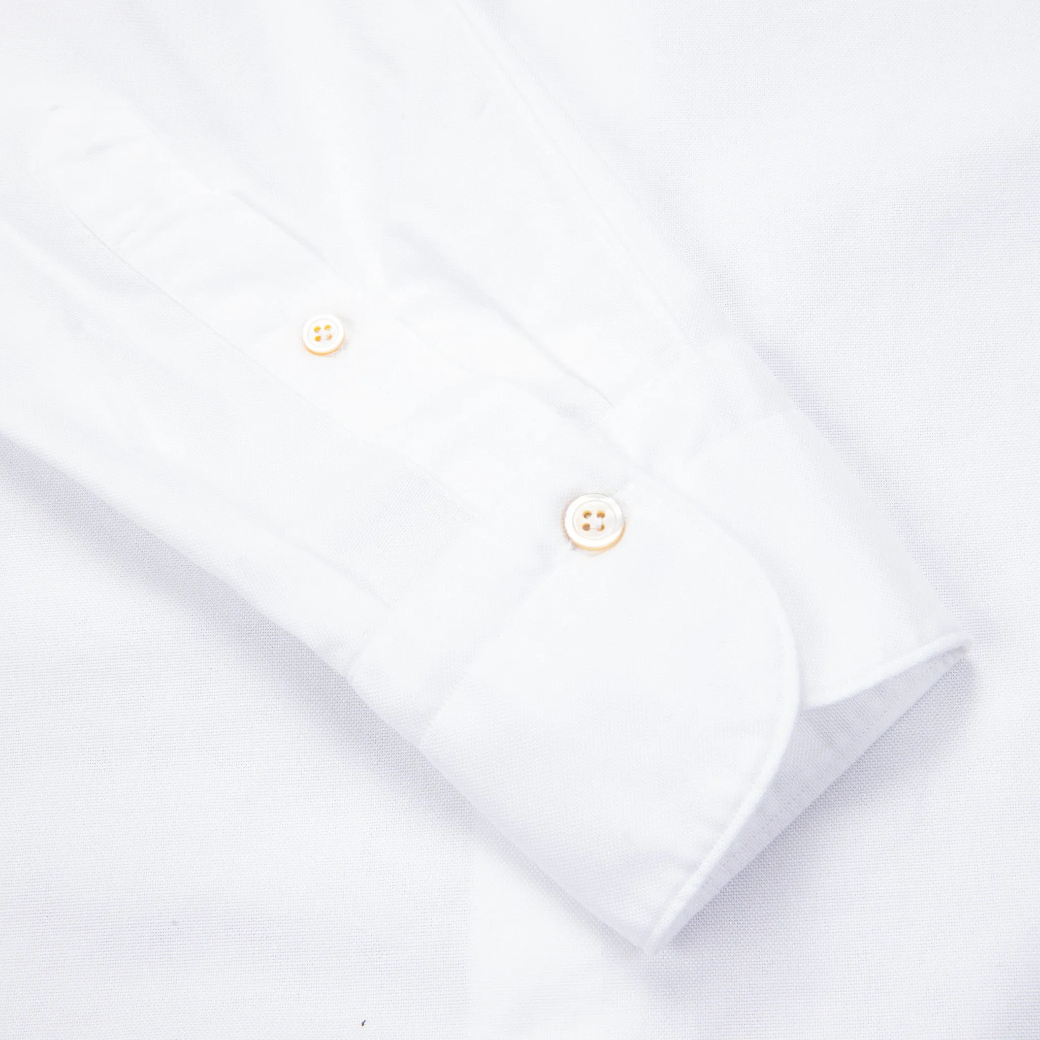 Finamore washed Gaeta Shirt Sergio Collar Oxford White