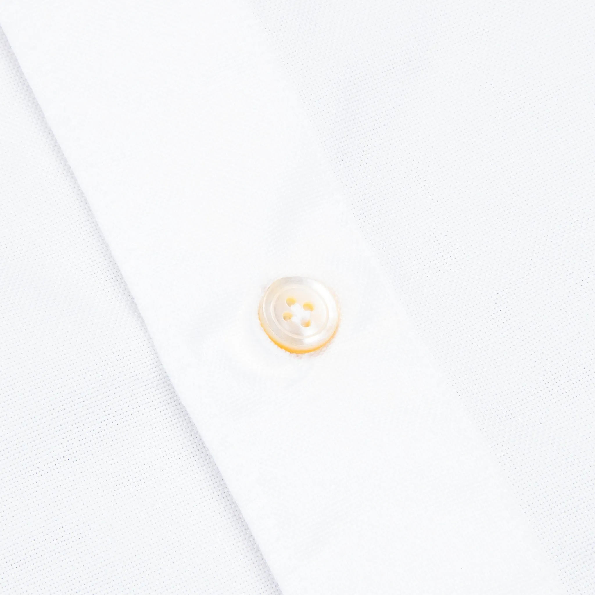 Finamore washed Gaeta Shirt Sergio Collar Oxford White