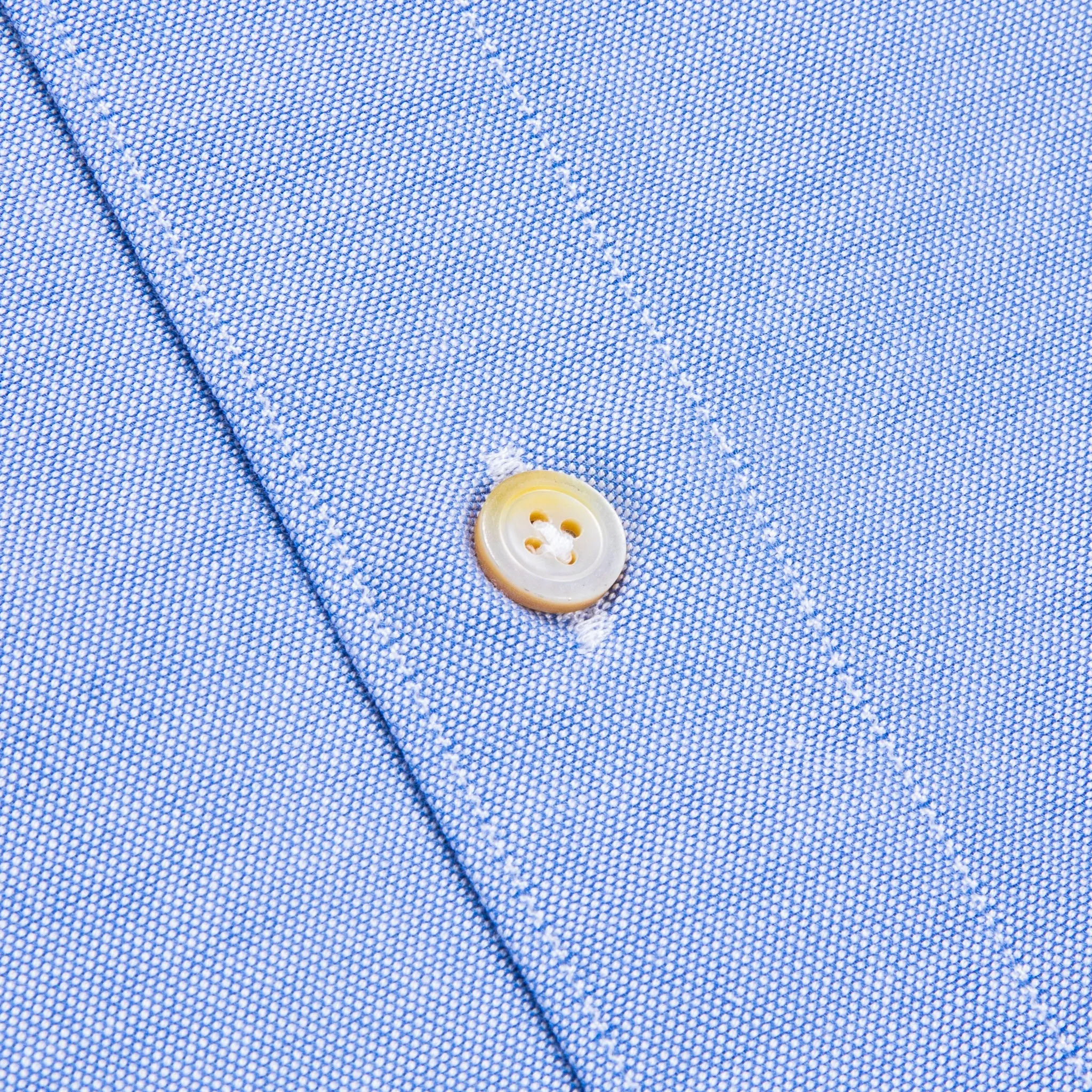 Finamore washed Tokyo Sergio collar shirt oxford blue