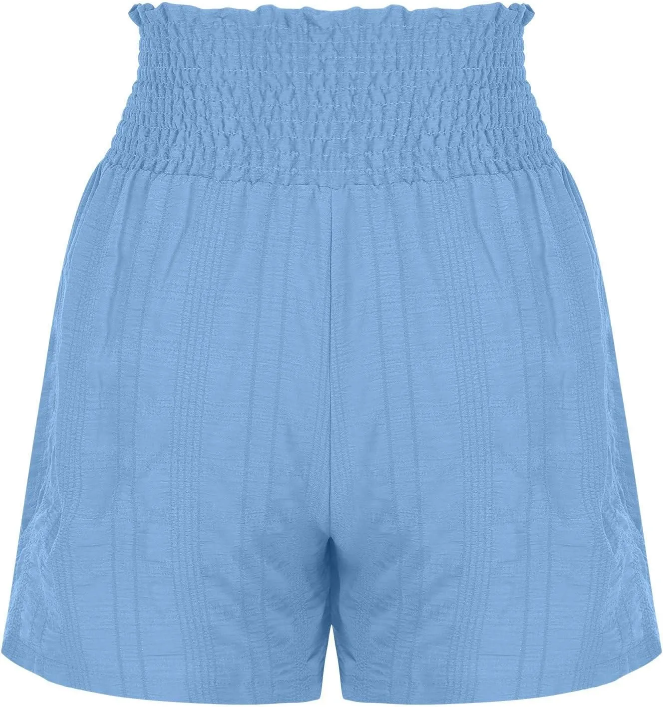 Flowy Shorts for Women 2025 Dressy Ruffle Hem High Waisted Wide Leg Shorts Casual Summer Beach Vacation Skorts