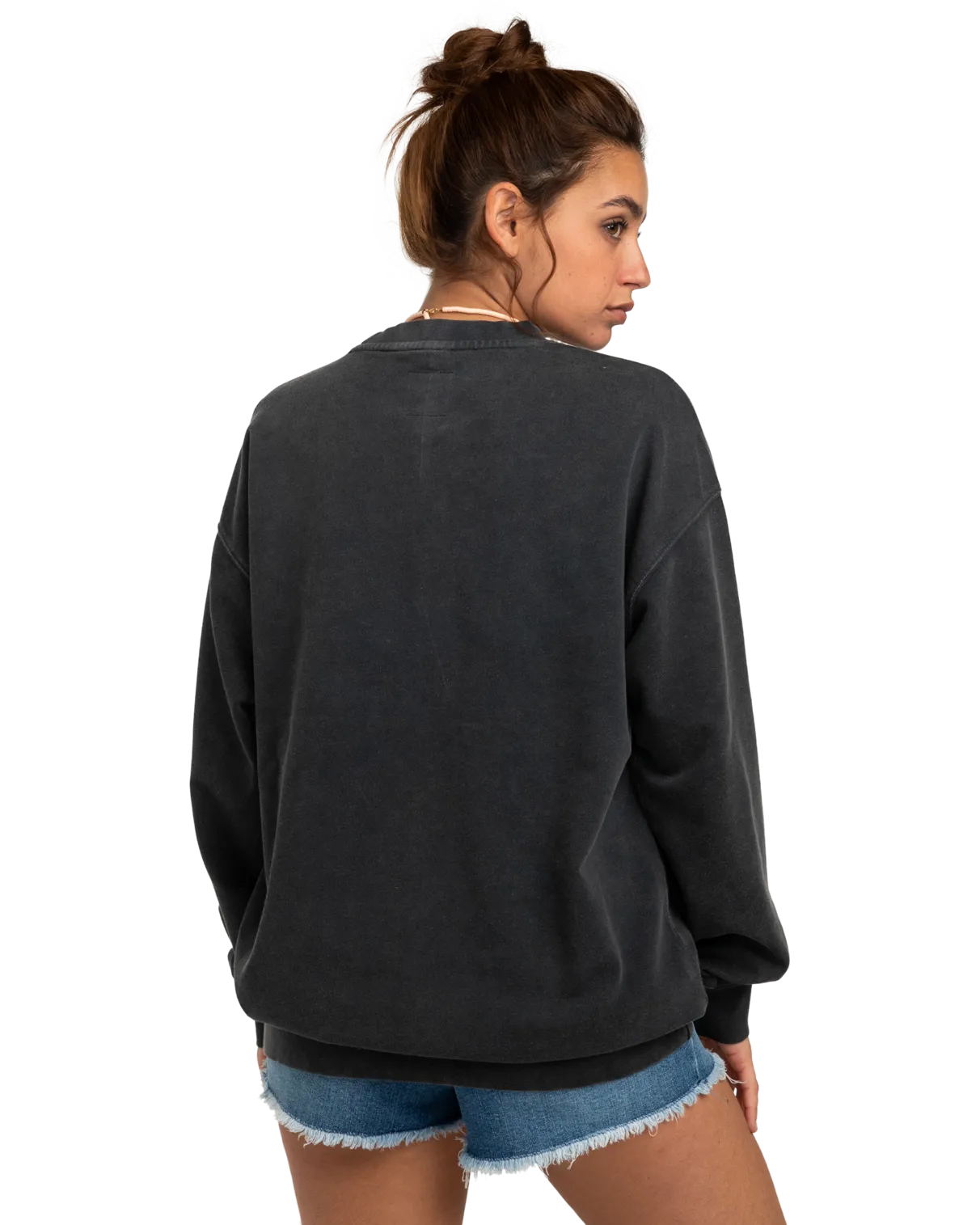 Follow The Crew Sweatshirt in Off Black