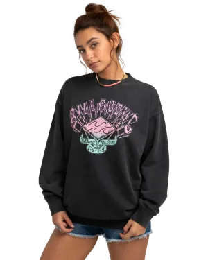 Follow The Crew Sweatshirt in Off Black