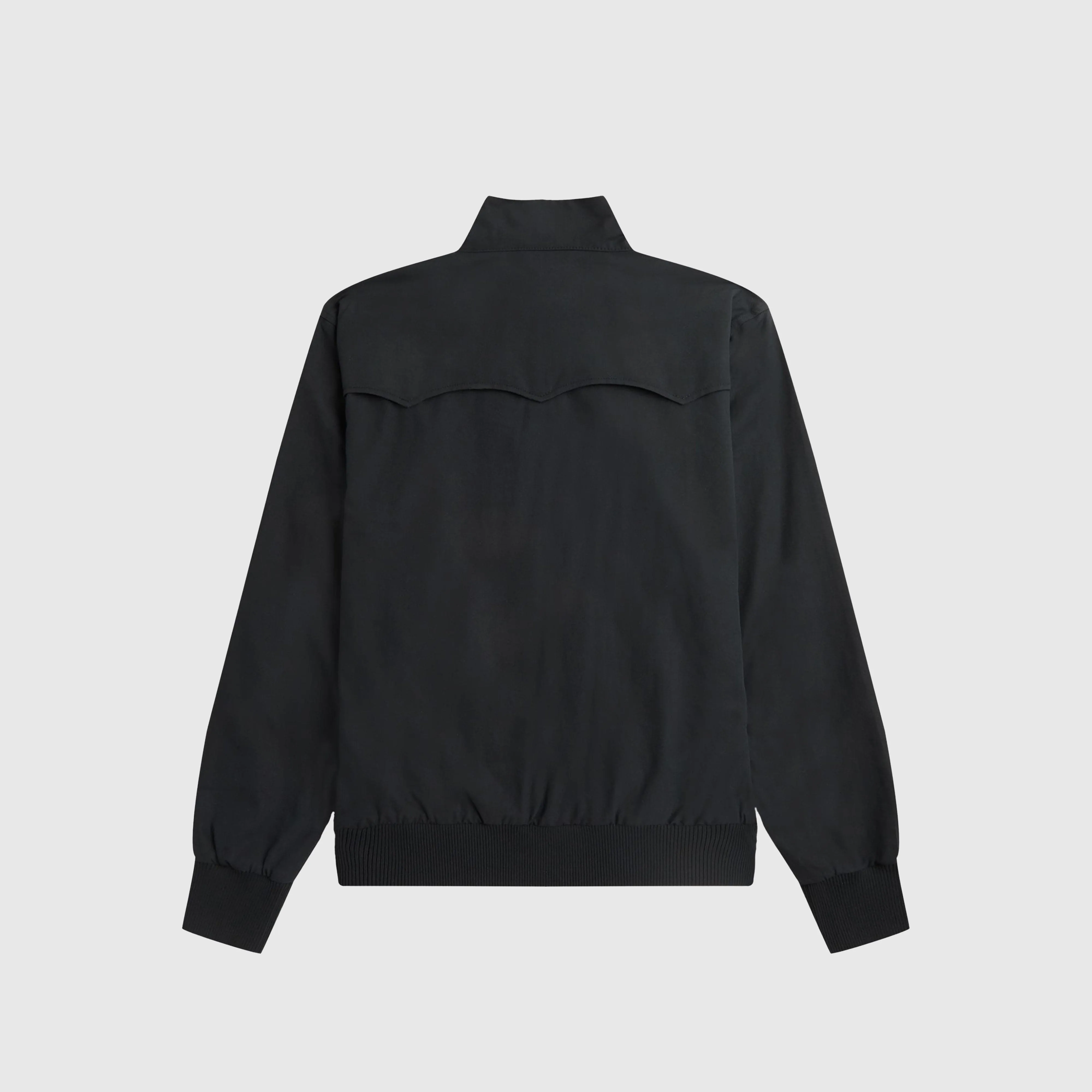 Fred Perry Harrington Jacket - Black / Dark Caramel