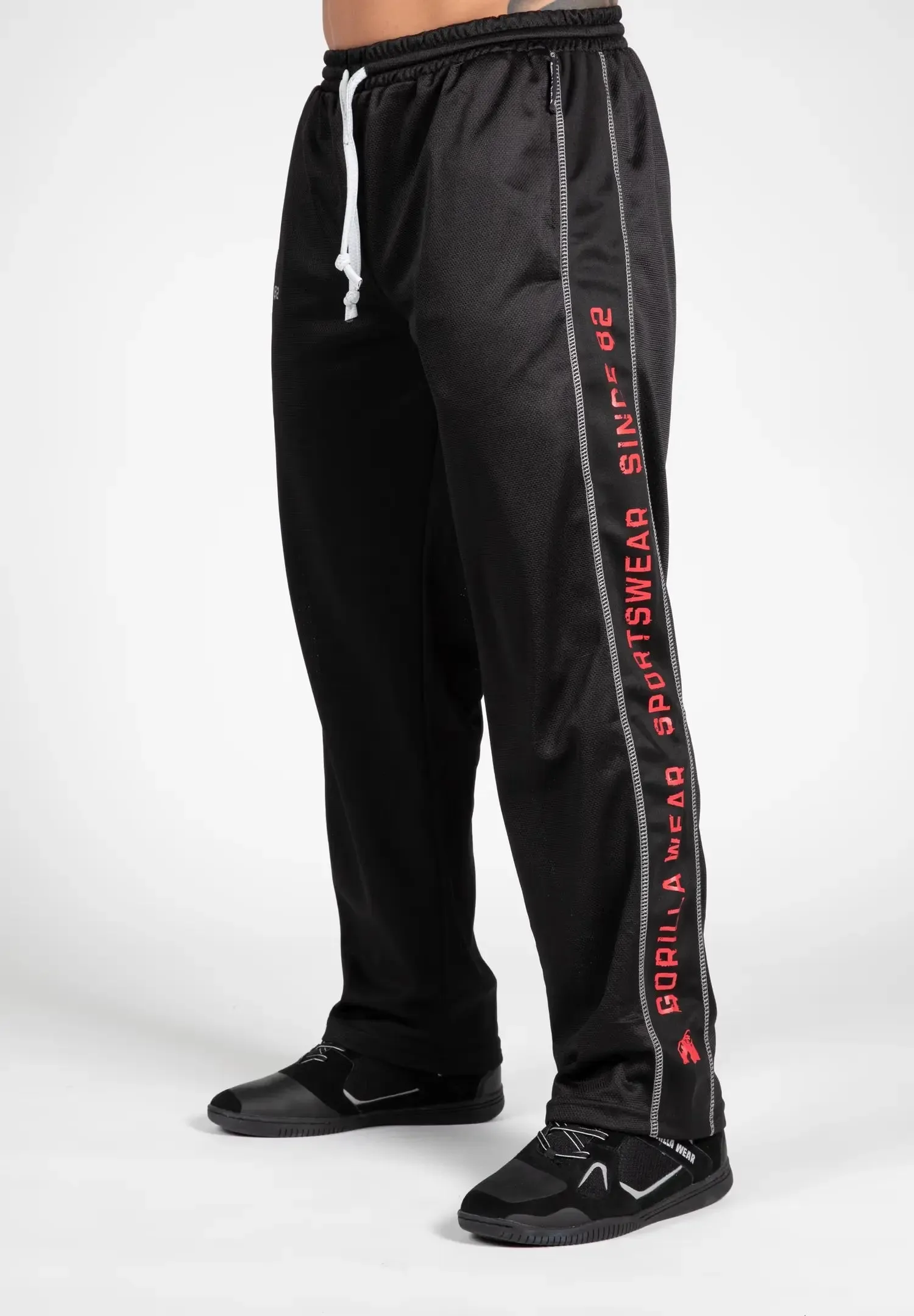 Gorilla Wear Functional Mesh Pants - Black/Red