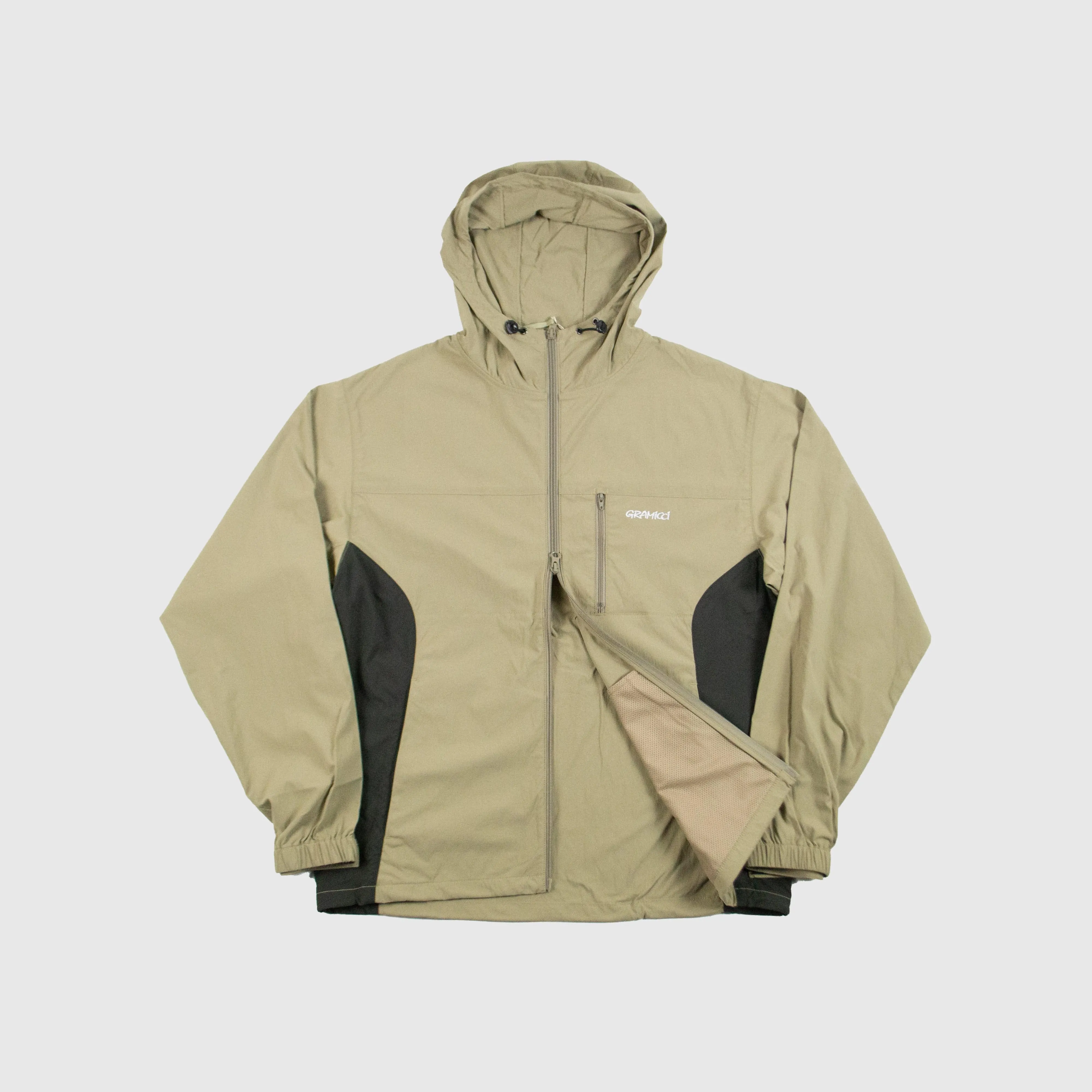 Gramicci Softshell Nylon Hooded Jacket - Taupe